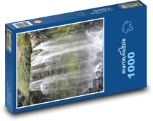 Wasserfall - Fluss, Natur Puzzle 1000 Teile - 60 x 46 cm