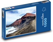 Sopka - Lanzarote, Španělsko Puzzle 1000 dílků - 60 x 46 cm