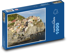 Taliansko - pobrežné mesto, ostrov Puzzle 1000 dielikov - 60 x 46 cm 