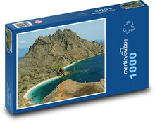 Labuan Bajo - moře, Indonésie Puzzle 1000 - 60x46 cm
