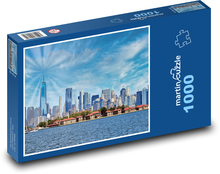 New York - Manhattan, město  Puzzle 1000 dílků - 60 x 46 cm