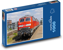 Train - Husum Station, Germany Puzzle 1000 pieces - 60 x 46 cm 