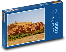 Maroko - pevnost, Afrika  Puzzle 1000 dílků - 60 x 46 cm