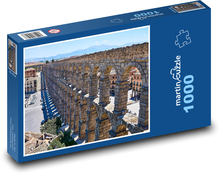 Španělsko - Segovia, Akvadukt Puzzle 1000 dílků - 60 x 46 cm