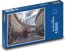 Londýn - Regentská ulice, Anglie Puzzle 1000 - 60x46 cm