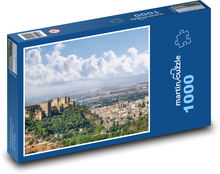 Alhambra - Granada, Architektura Puzzle 1000 elementów - 60x46 cm