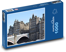 Edinburgh - historisches Zentrum, Brücke Puzzle 1000 Teile - 60 x 46 cm