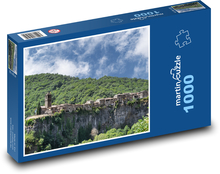 Castellfollit de la Roca - Hiszpania, miejscowość Puzzle 1000 elementów - 60x46 cm