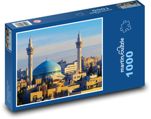Mešita - Mešita kráľa Abdulláha, Ammán Puzzle 1000 dielikov - 60 x 46 cm