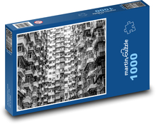 Hongkong - China, Stadt Puzzle 1000 Teile - 60 x 46 cm