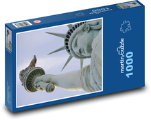 Statua Wolności - Nowy Jork, Stany Zjednoczone Puzzle 1000 elementów - 60x46 cm