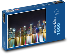 Singapur - mesto, Ázia Puzzle 1000 dielikov - 60 x 46 cm 