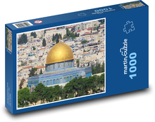 Al-Aqsa-Moschee - Jerusalem, Stadt Puzzle 1000 Teile - 60 x 46 cm