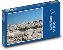 Jerozolima - historyczne centrum, miasto Puzzle 1000 elementów - 60x46 cm
