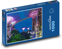 Singapore - night, architecture Puzzle 1000 pieces - 60 x 46 cm 