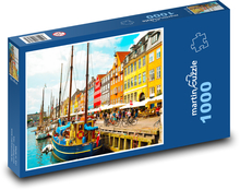 Kopenhagen - Stadt Dänemark Puzzle 1000 Teile - 60 x 46 cm