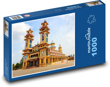 Tempel - Vietnam, Stadt Puzzle 1000 Teile - 60 x 46 cm