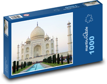 Tacmahal - minaret, kopuła Puzzle 1000 elementów - 60x46 cm