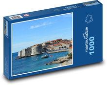 Dubrownik - stare miasto, Chorwacja Puzzle 1000 elementów - 60x46 cm