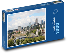 Vilnius - Litva, město Puzzle 1000 - 60x46 cm