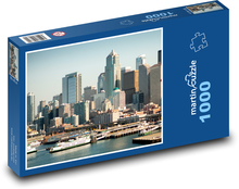 Seattle - Washington, lodě Puzzle 1000 dílků - 60 x 46 cm