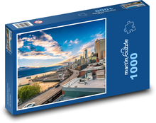 Seattle - modrá obloha, západ slnka Puzzle 1000 dielikov - 60 x 46 cm 