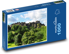 Edinburgh - hrad, Skotsko Puzzle 1000 dílků - 60 x 46 cm