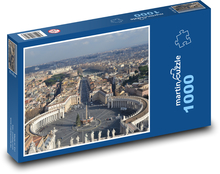 San Pietro - Řím, Vatikán Puzzle 1000 - 60x46 cm