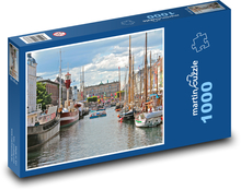 Kopenhagen - Stadt Dänemark Puzzle 1000 Teile - 60 x 46 cm