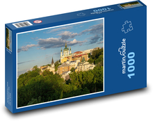 Kijów - Ukraina, stol. Puzzle 1000 elementów - 60x46 cm