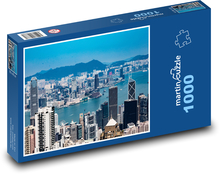Hongkong - mesto, panoráma Puzzle 1000 dielikov - 60 x 46 cm 