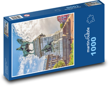 Námestie - socha, pamätník Puzzle 1000 dielikov - 60 x 46 cm 