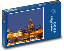 Drážďany - príroda, Labe. Puzzle 1000 dielikov - 60 x 46 cm 