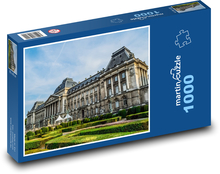 Královský palác Brusel, architektura, budovy  Puzzle 1000 dílků - 60 x 46 cm