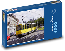 Tramwaj - Rumunia, miasto Puzzle 1000 elementów - 60x46 cm