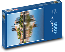 Miśnia - zamek, miasto Puzzle 1000 elementów - 60x46 cm