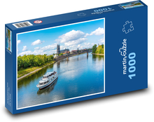 Magdeburg - river, Elbe Puzzle 1000 pieces - 60 x 46 cm 
