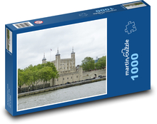 Londýn - Anglie, věž Puzzle 1000 dílků - 60 x 46 cm