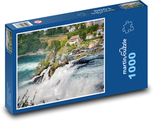 Rýn - Německo, řeka Puzzle 1000 dílků - 60 x 46 cm