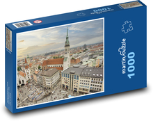 München - Deutsche Stadt Puzzle 1000 Teile - 60 x 46 cm
