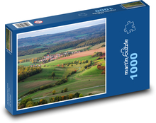 Przyroda - pola, łąki Puzzle 1000 elementów - 60x46 cm