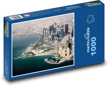 Dubaj - město, mrakodrap Puzzle 1000 - 60x46 cm