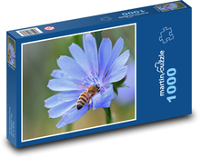 Blue Flower - Wild Bee Puzzle 1000 pieces - 60 x 46 cm 
