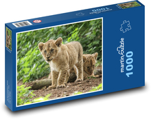 Lvíčata - mláďata Puzzle 1000 dílků - 60 x 46 cm