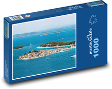 Chorvatsko - město v moři Puzzle 1000 dílků - 60 x 46 cm