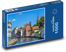 Belgie - Brugge, kanál Puzzle 1000 - 60x46 cm