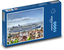 Výletná loď na mori Puzzle 1000 dielikov - 60 x 46 cm 