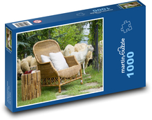 Schaf - Ziege Puzzle 1000 Teile - 60 x 46 cm