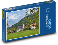 Město - venkov Puzzle 1000 dílků - 60 x 46 cm