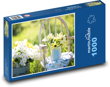 Sedmokrásky -  kvety Puzzle 1000 dielikov - 60 x 46 cm 